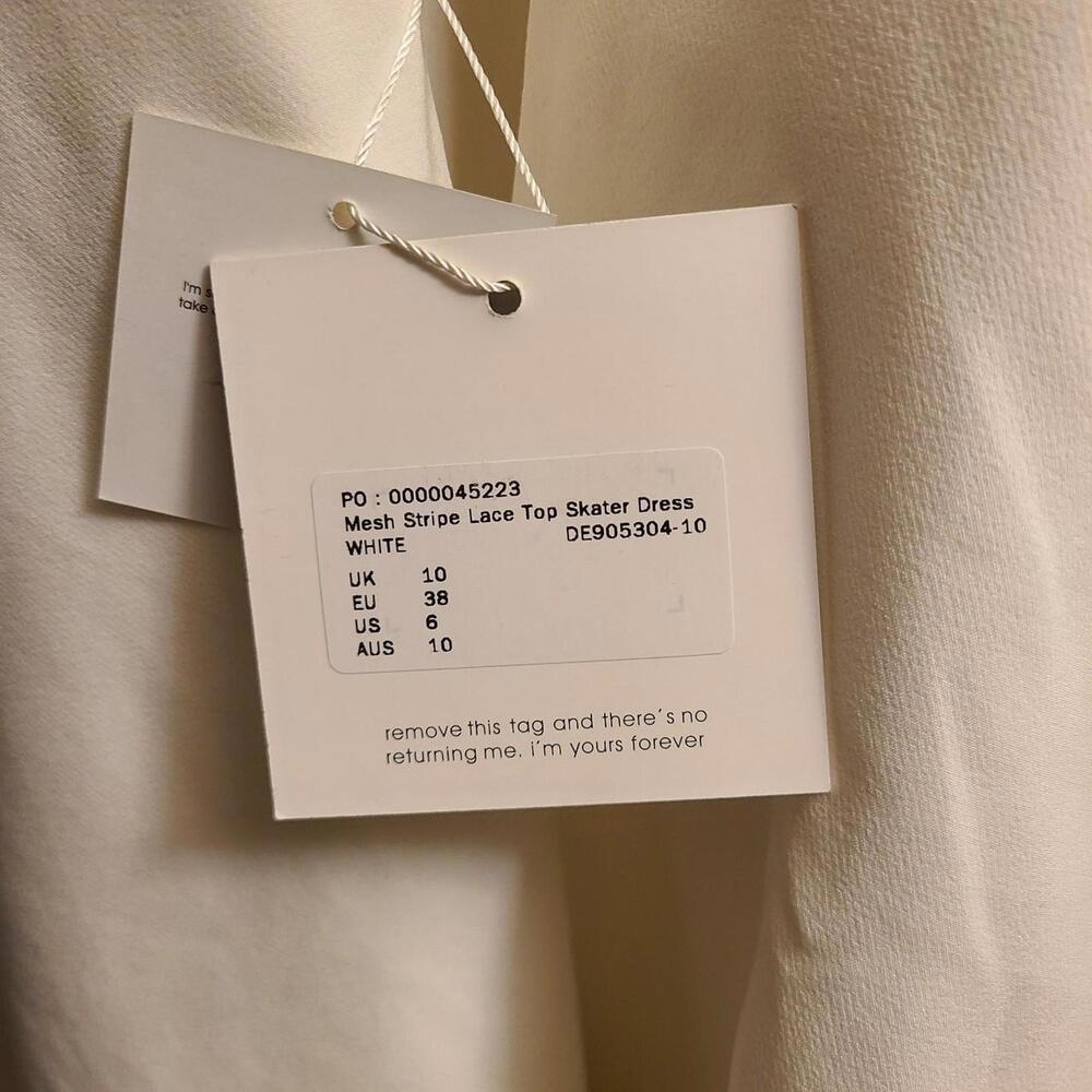 Missguided Women's White and Cream Dress - Picture 5 of 5